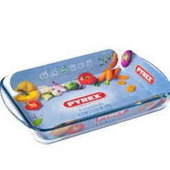 Plat De Cuisson*PYREX Plat à Lasagnes Rectangulaire en Verre 40 x 27 cm 3,7 L Essentials