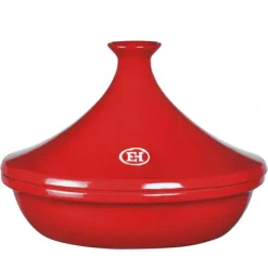 Tajines*EMILE HENRY Plat à Tajine en céramique 32 cm Grand Cru (rouge)