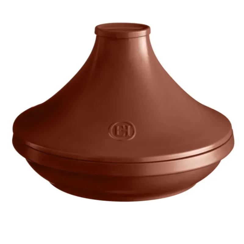 Tajines*EMILE HENRY Plat à Tajine en Céramique 33,5 cm Sienne Delight