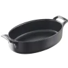 Plat De Cuisson*REVOL Plat Ovale Noir 18x12 cm Belle Cuisine