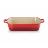 Plat De Cuisson*LE CREUSET Plat Rectangulaire en Fonte 37 cm Cerise