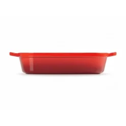 Plat De Cuisson*LE CREUSET Plat Rectangulaire en Fonte 37 cm Cerise