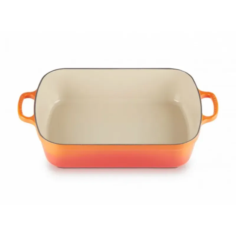 Plat De Cuisson*LE CREUSET Plat Rectangulaire en Fonte 37 cm Volcanique