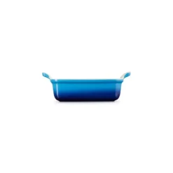 Plat De Cuisson*LE CREUSET Plat Rectangulaire Héritage en Céramique 26 cm Azur Tradition