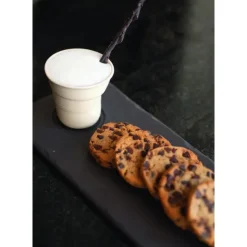 Servir, Présenter*REVOL Plateau Rectangulaire 1 encoche Ardoise 25 x 12 cm Basalt