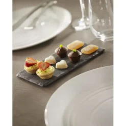 Servir, Présenter*REVOL Plateau Rectangulaire Ardoise 20 x 10 cm Basalt