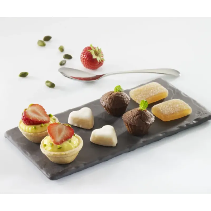 Servir, Présenter*REVOL Plateau Rectangulaire Ardoise 20 x 10 cm Basalt