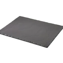 Servir, Présenter|Vaisselle*REVOL Plateau Rectangulaire Ardoise 1/2 GN (32,5 x 27 cm) Basalt