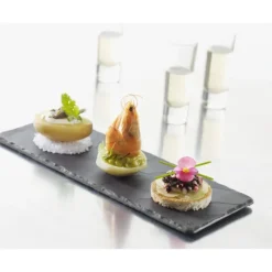 Servir, Présenter*REVOL Plateau Rectangulaire Ardoise 30 x 11 cm Basalt