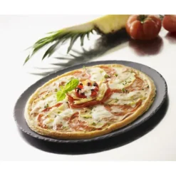 Servir, Présenter|Vaisselle*REVOL Plateau Rond Ardoise Ø 28,5cm Basalt