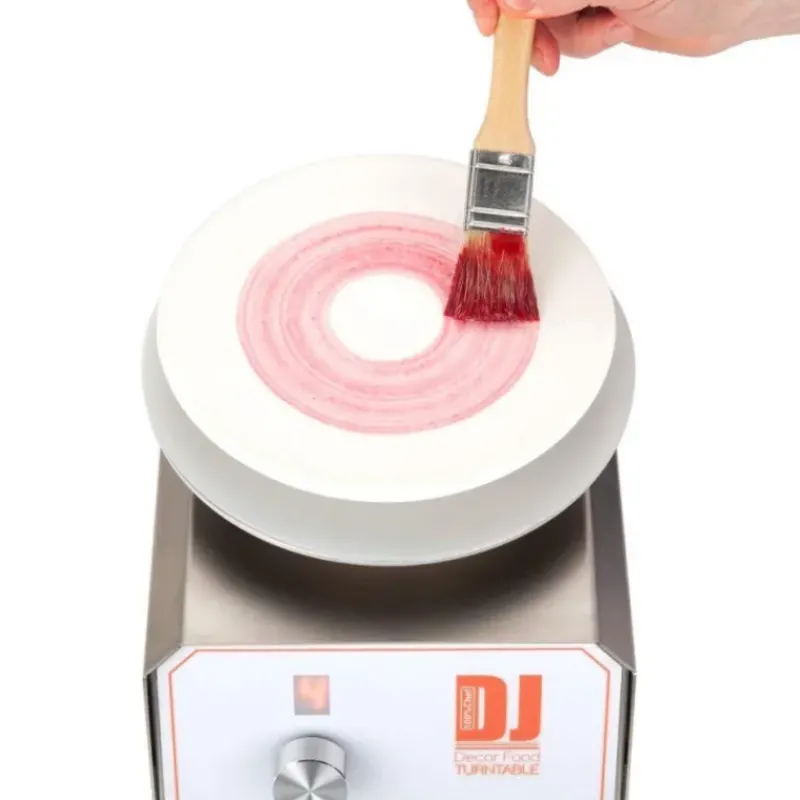 Présentoirs Pour Gâteaux*CUISINEADDICT Plateau Tournant Électrique 9 Vitesses