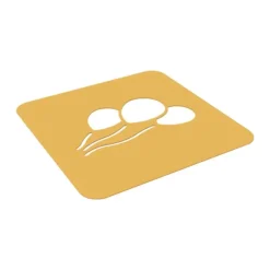 Ustensiles Décor Gâteau*SILIKOMART Pochoir Silicone Ballons 11,9 x 6,2 x H 0,1 cm (x2)