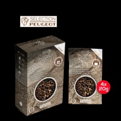 Moulin|Poivre*PEUGEOT Poivre Noir du Vietnam Tan Hoi Sachet 20 g (x4)