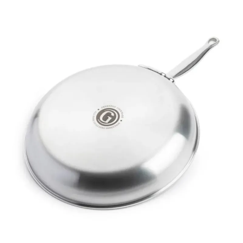 Poêles*GREENPAN Poêle à Frire Inox Ø 30 cm PREMIERE