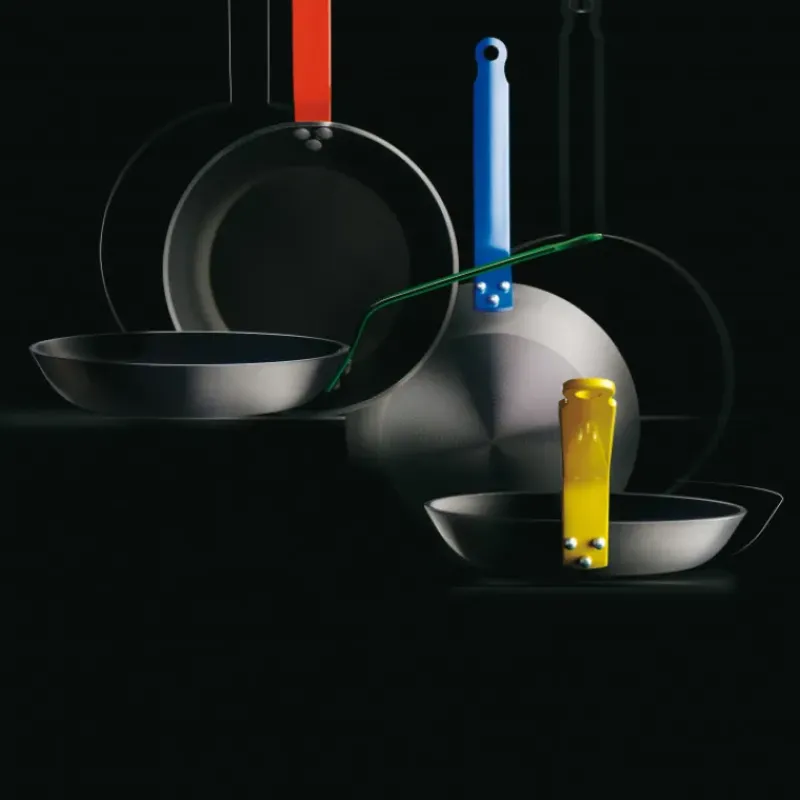 Poêles*DE BUYER Poêle Antiadhésive ø20 cm HACCP Bleu Choc Resto Induction