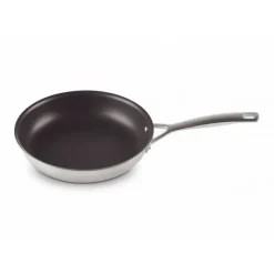 Poêles*LE CREUSET Poêle Profonde en Inox Anti-Adhésif 24 cm
