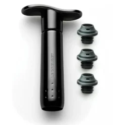 Accessoires Vin*LE CREUSET Pompe à vin + 3 bouchons WA-137