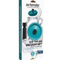 Machine Sous Vide|Conservation*AIRTENDER Pompe Sous-Vide avec 3 Couvercles pour Bocaux