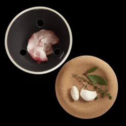 Conservation*EMILE HENRY Pot à Ail en Céramique 0,94 l Truffe