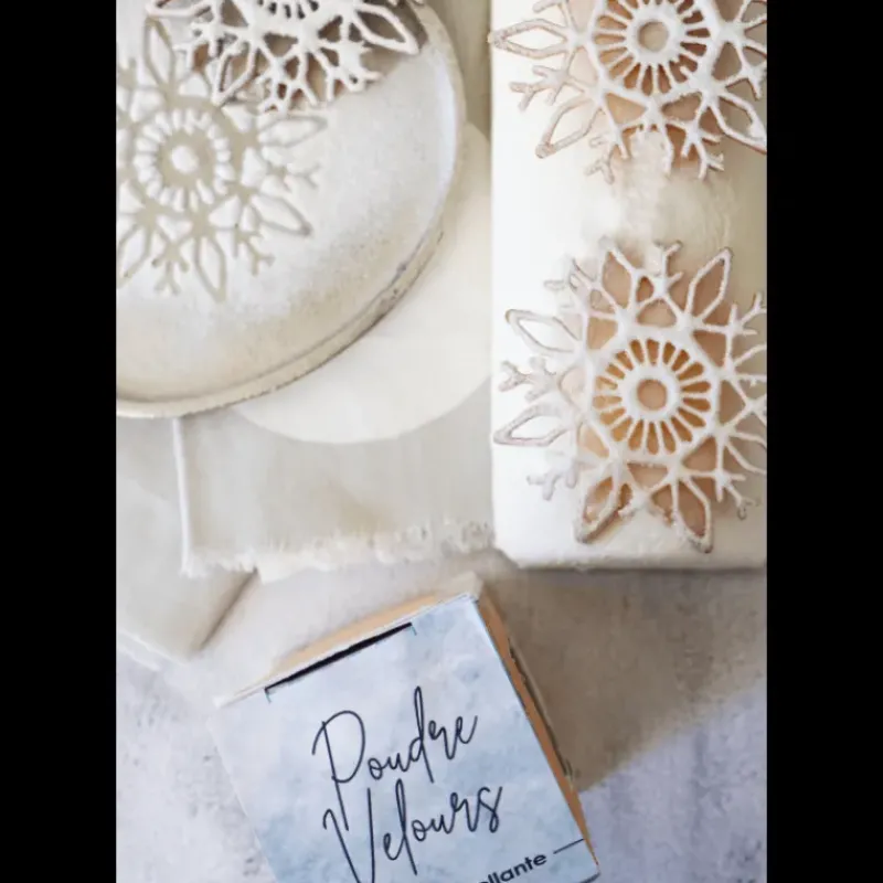 Colorants Alimentaires|Décoration Comestible*SCRAPCOOKING Poudre Velours Neige Etincelante 100 g