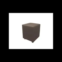 Mobilier Restaurant*2IMAHL Pouf Carré en Simili Cuir Eléphant Lisbonne