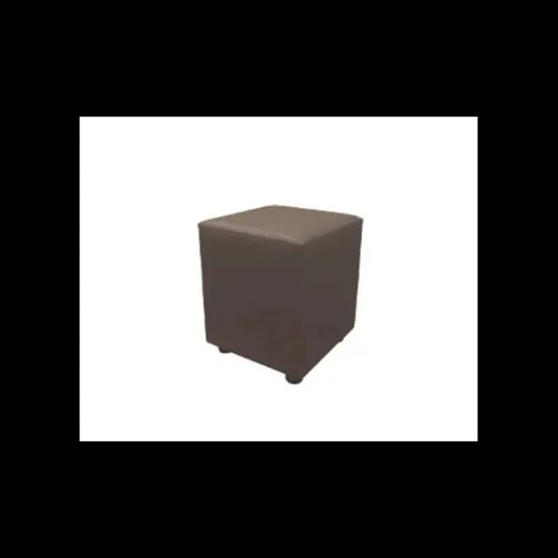 Mobilier Restaurant*2IMAHL Pouf Carré en Simili Cuir Eléphant Lisbonne