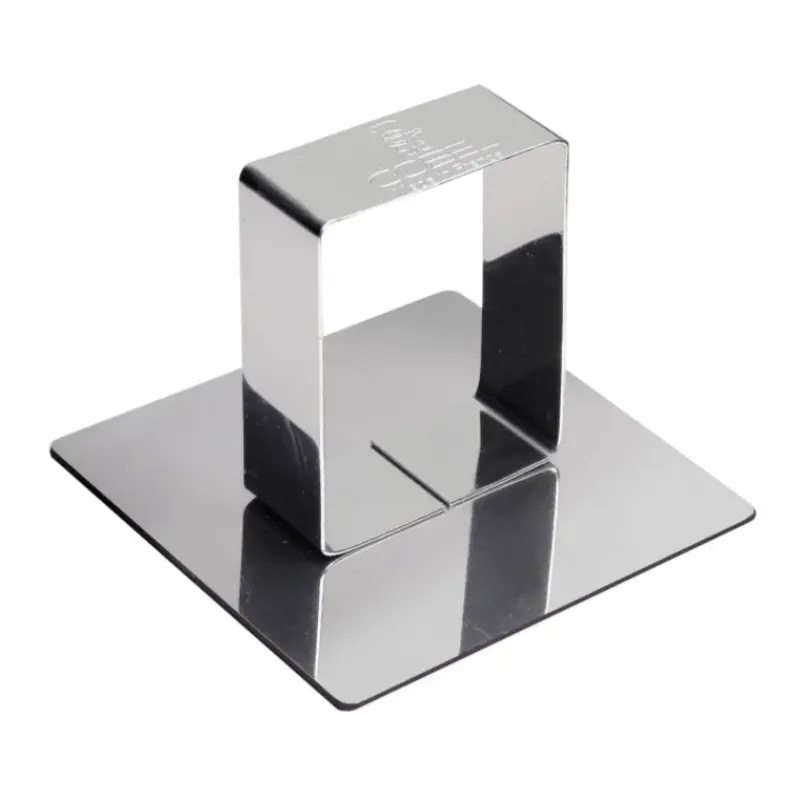 Cercle À Patisserie*GOBEL Poussoir Carré inox 58 x 58 mm
