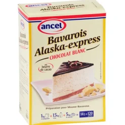 Préparation Pâtisserie*ANCEL Prép. bavarois Alaska-Express Cacao blanc 1 kg
