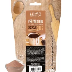 Préparation Pâtisserie*PATISDECOR Préparation Instantanée pour Boisson Cacao 300 g Patisdécor