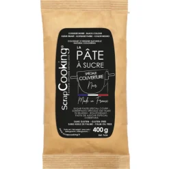 Pâte À Sucre*SCRAPCOOKING Pâte à Sucre Noir Spéciale Couverture 400 g