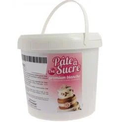Pâte À Sucre*FLORENSUC Pâte à Sucre PREMIUM Blanche - Seau de 5 kg