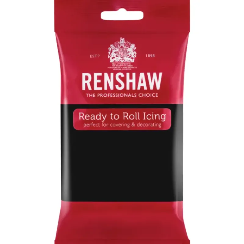 Pâte À Sucre*RENSHAW Pâte à Sucre Pro Noir 250g