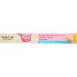 Pâte À Sucre*FUNCAKES Pâte à Sucre Prête à Dérouler Jaune 430g