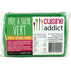 Pâte À Sucre*CUISINEADDICT Pâte à Sucre Vert 250g