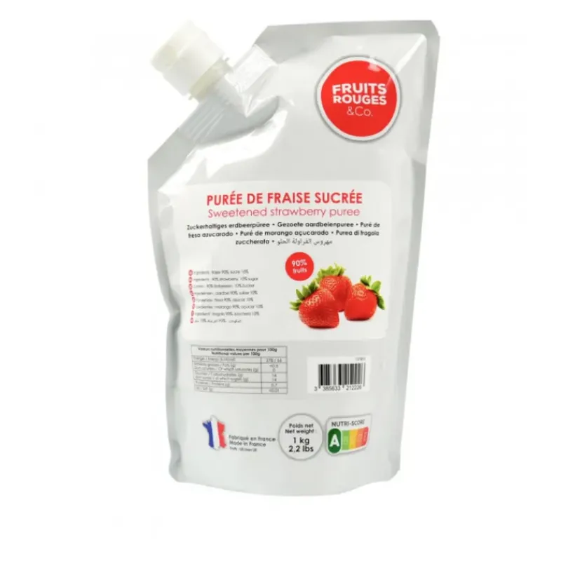 Purée De Fruits, Coulis De Fruits*FRUITS ROUGES & CO Purée de Fraise 1kg