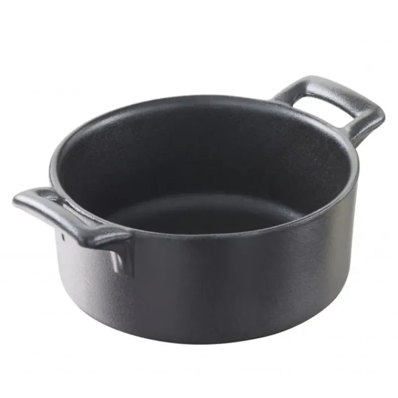 Vaisselle|Moules À Gâteaux*REVOL Ramequin Rond Noir Ø9,4 cm Belle Cuisine