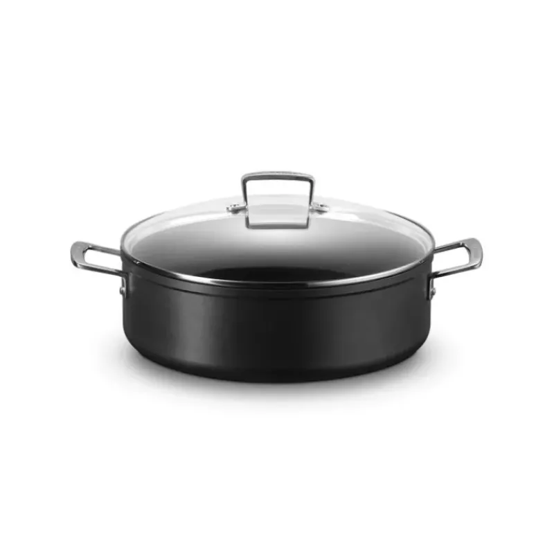 Casseroles*LE CREUSET Rondeau avec Couvercle 30 cm Anti-Adhérent Les Forgées