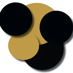 Présentoirs Pour Gâteaux*NORDIA Ronds Or Ø 36 cm x50 - Fonds de Tartes