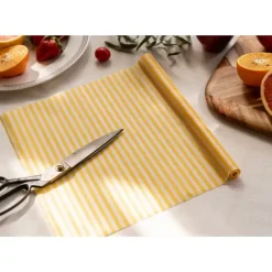 Conservation*NUTS Rouleau Emballage Alimentaire Cire Abeille Jaune 90 x 30,5 cm