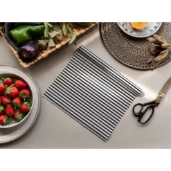 Conservation*NUTS Rouleau Emballage Alimentaire Cire Abeille Noir 90 x 30,5 cm