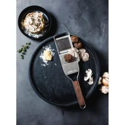 Mandoline De Cuisine|Râpes À Fromage*MICROPLANE Râpe à Truffes 2en1 Master Manche en Bois