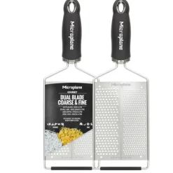 Zesteur|Râpes À Fromage*MICROPLANE Râpe Double Lame Fine et Gros Grains Gourmet