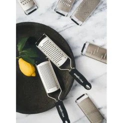 Râpes À Fromage|Râpe À Légumes*MICROPLANE Râpe Double Tranchant Gourmet Noir