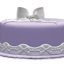 Décoration Comestible*PATISDECOR Ruban Pate à Sucre Nœuds 1,25 m x H 3 cm (x2) Patisdécor