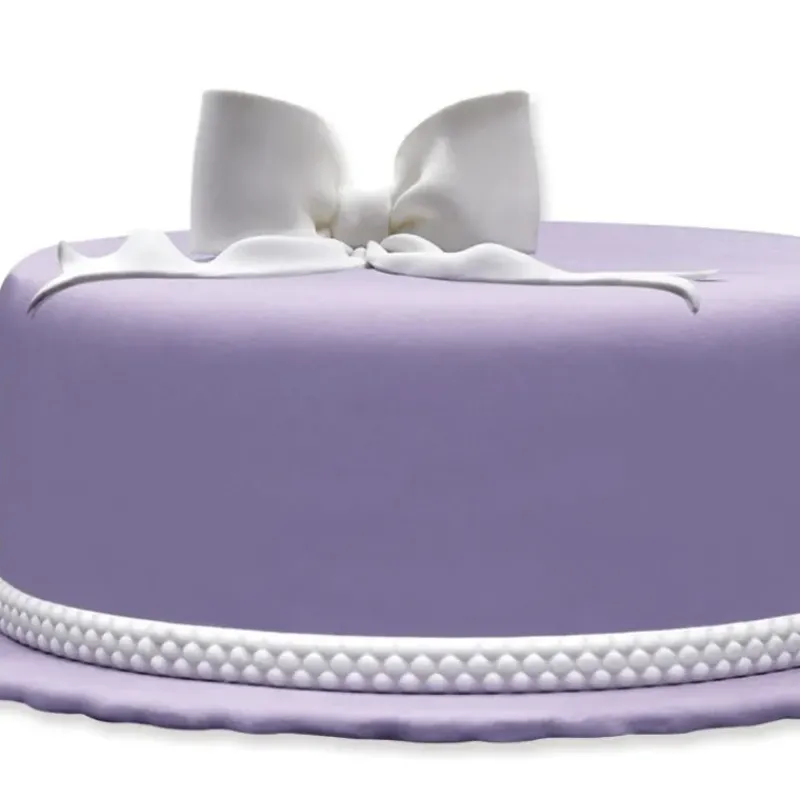 Décoration Comestible*PATISDECOR Ruban Pate à Sucre Perles 1,25 m x H 1,5 cm (x4) Patisdécor