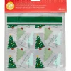 Emballage Alimentaire*WILTON Sachet Bonbon Refermable Sapin de Noël 18,5 x 18,5 cm (x20)