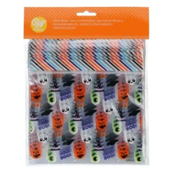 Emballage Alimentaire*WILTON Sachet Bonbon Transparent Halloween (x20)