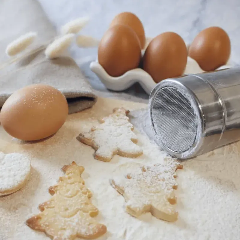 Ustensiles Pâtisserie*SCRAPCOOKING Saupoudreuse Maille Fine 80 g