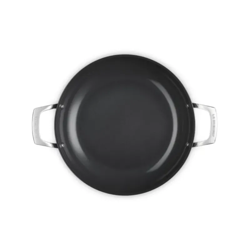 Sauteuses*LE CREUSET Sauteuse Antiadhérente Essentiel Céramique 30 cm et couvercle