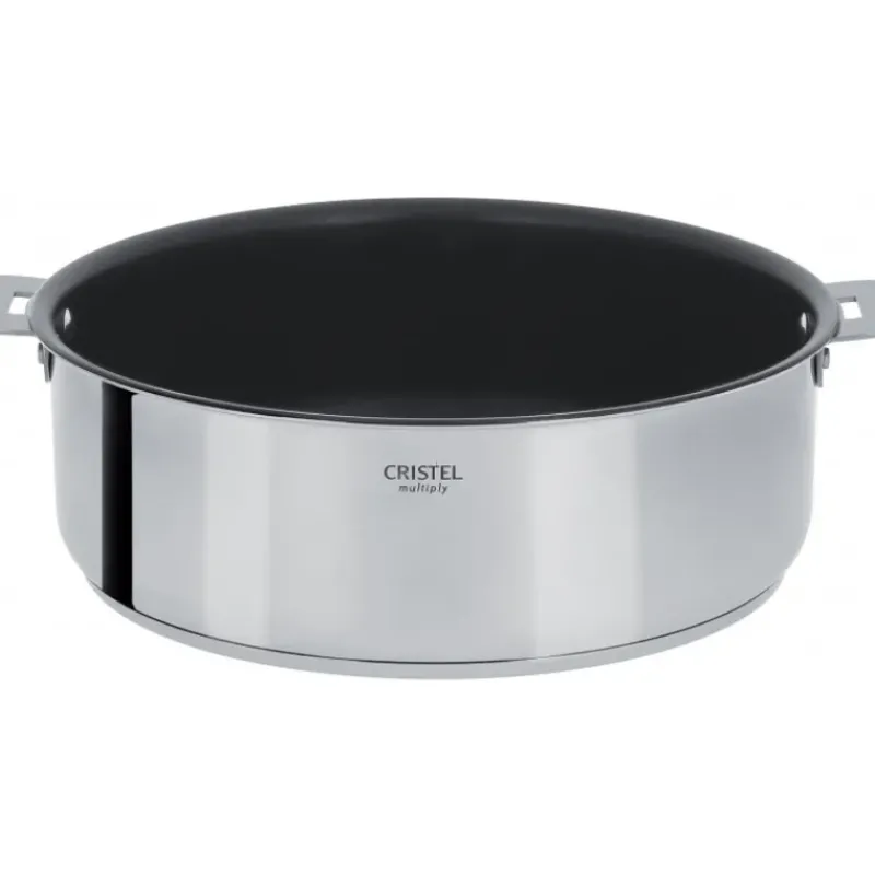 Sauteuses*CRISTEL Sauteuse Casteline Ø 26 cm Manche Amovible Anti-Adhésive Inox